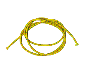 5/32 Multi-Colored,(Yellow With Orange & Green) Fibertex Bungee Cord