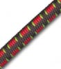 3/8 BROWN WITH YELLOW & RED FIBERTEX BUNGEE CORD #9005