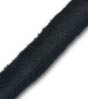 3/8 BLACK COTTON FRENCH BUNGEE CORD, 63 STRANDS #16218