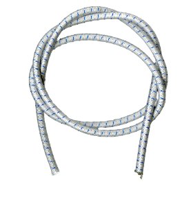 1/4 WHITE W/BLUE TRACER OCEFIBER BUNGEE CORD #9007