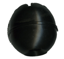 25mm Black Toggle Ball for 4mm & 5mm Bungee