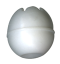 25mm White Toggle Ball for 4mm & 5mm Bungee