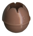 25mm Coffee Cream Toggle Ball for 4mm & 5mm Bungee