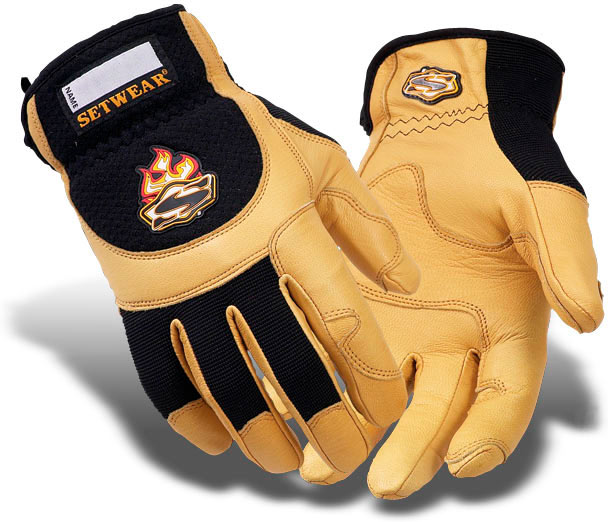 Tan Leather Setwear Gloves - SWP-09-007 thru 011