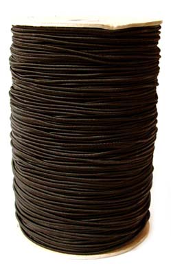 3/32 (2MM) Solid Black Polyester Bungee Cord