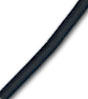 9/64 Black Nylon Bungee Cord