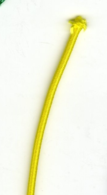 1/8 Yellow Nylon Bungee Cord