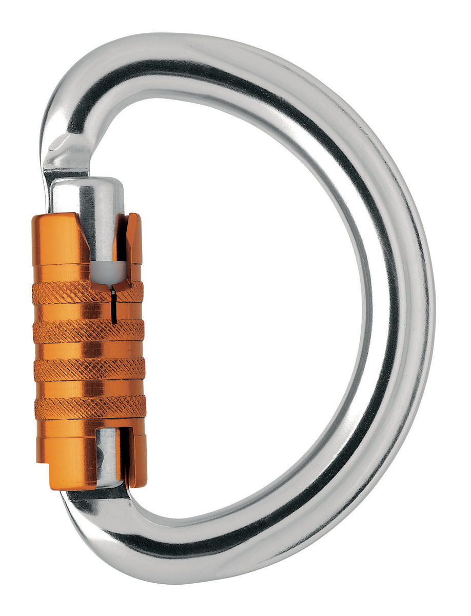Petzl OMNI Semi Circle Triact-Lock Aluminum Carabiner