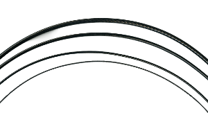 3/16 X 1/4 7X19 Black PVC Coated Commercial Galvanized Cable