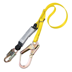 Rigger Safety 6 Adjustable Shock-Pack Lanyard w/ Rebar Hook