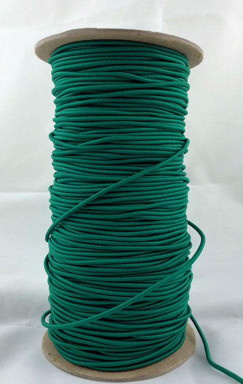 3/32 (2MM) Green Polyester Bungee Cord