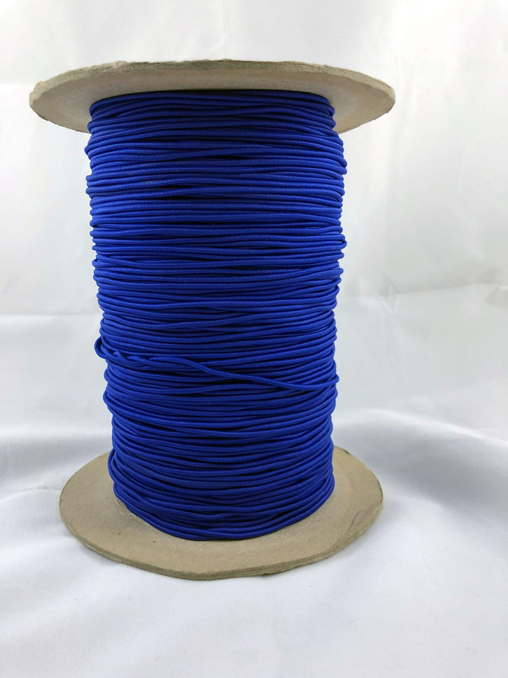 3/32 (2MM) Blue Polyester Bungee Cord