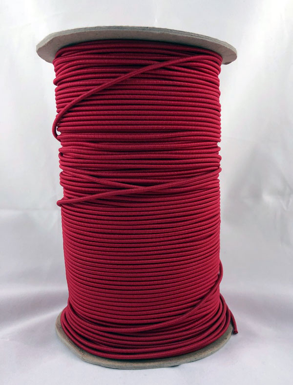 3/32 (2MM) Red Polyester Bungee Cord