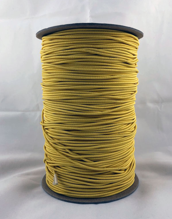 3/32 (2MM) Yellow Polyester Bungee Cord