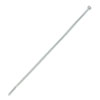 11-1/2 WHITE CABLE TIE, 50LB. TEST, 100 PACK