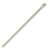 11-3/4 RE-USEABLE WHITE CABLE TIE, 50LB. TEST, 100 PACK