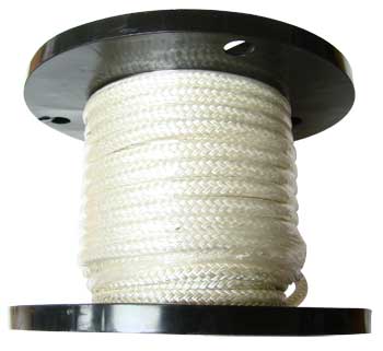 1/4 SOLID WHITE DOUBLE BRAID NYLON ROPE