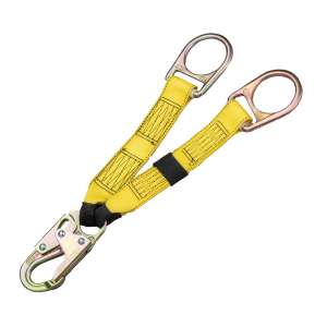 Rigger Safety 1.5' Fixed Non-Shock Y D-ring Extension Lanyard