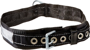Miller Single D-ring Body Belt for Work Positioning Only - 1 3/4webbing w/ 3 back pad thumbnail